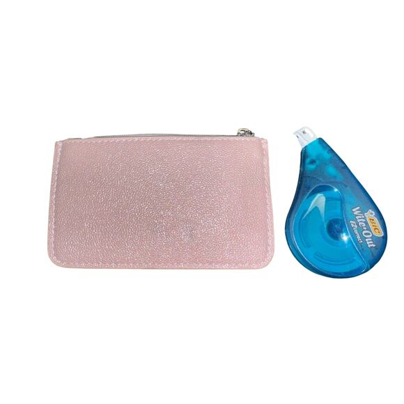 Jimmy Choo / Coin/Card Zip Wallet / Pink Sparkles / NWOT - Picture 3 of 3